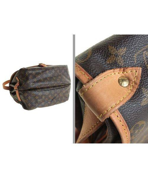 LOUIS VUITTON（ルイ ヴィトン）LOUIS VUITTON (ルイヴィトン) ソミュール35/Wフェイスショルダーバッグ ブラウン サイズ:35の古着・服飾アイテム