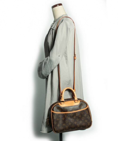 LOUIS VUITTON（ルイ ヴィトン）LOUIS VUITTON (ルイヴィトン) トゥルーヴィル/ハンドバッグ ブラウン サイズ:-の古着・服飾アイテム