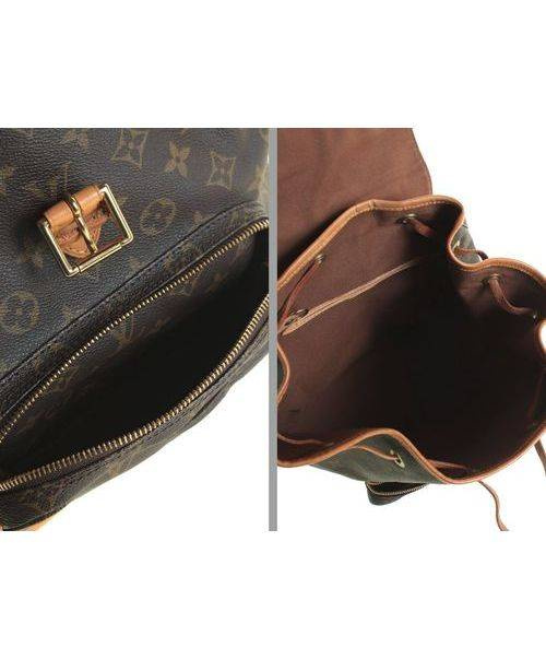 LOUIS VUITTON（ルイ ヴィトン）LOUIS VUITTON (ルイヴィトン) モンスリGM モノグラム/リュック ブラウン サイズ:GMの古着・服飾アイテム
