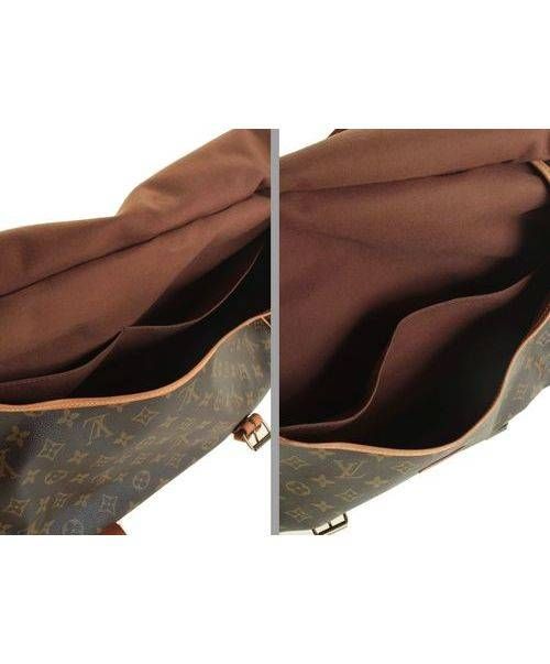 LOUIS VUITTON（ルイ ヴィトン）LOUIS VUITTON (ルイヴィトン) ソミュールGM/モノグラムWフェイスショルダーバッグ ブラウン サイズ:GMの古着・服飾アイテム