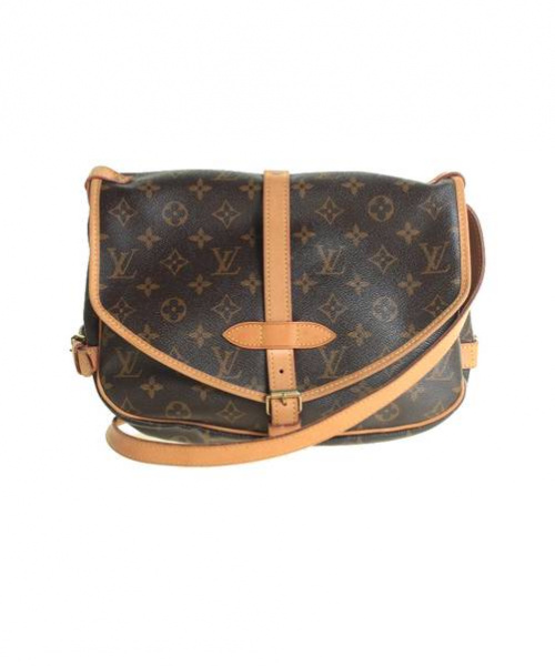 LOUIS VUITTON（ルイ ヴィトン）LOUIS VUITTON (ルイヴィトン) ソミュール30/モノグラムWフェイスショルダーバッグ ブラウン サイズ:30の古着・服飾アイテム