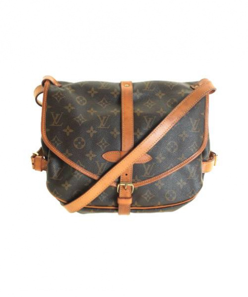 LOUIS VUITTON（ルイ ヴィトン）LOUIS VUITTON (ルイヴィトン) ソミュール30/Wフェイスショルダーバッグ ブラウン サイズ:30の古着・服飾アイテム