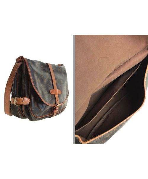 LOUIS VUITTON（ルイ ヴィトン）LOUIS VUITTON (ルイヴィトン) ソミュール30/Wフェイスショルダーバッグ ブラウン サイズ:30の古着・服飾アイテム