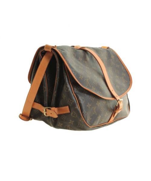 LOUIS VUITTON（ルイ ヴィトン）LOUIS VUITTON (ルイヴィトン) ソミュール35/Wフェイスショルダーバッグ ブラウン サイズ:35の古着・服飾アイテム