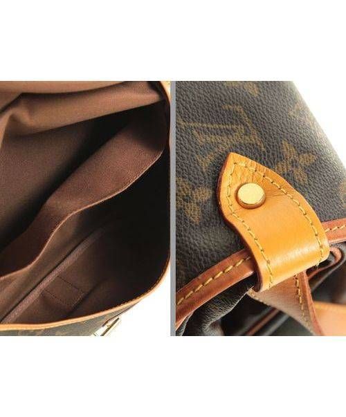 LOUIS VUITTON（ルイ ヴィトン）LOUIS VUITTON (ルイヴィトン) ソミュール35/Wフェイスショルダーバッグ ブラウン サイズ:35の古着・服飾アイテム