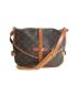 LOUIS VUITTON（ルイヴィトン）の古着「ソミュール30/Wフェイスショルダーバッグ」｜ブラウン