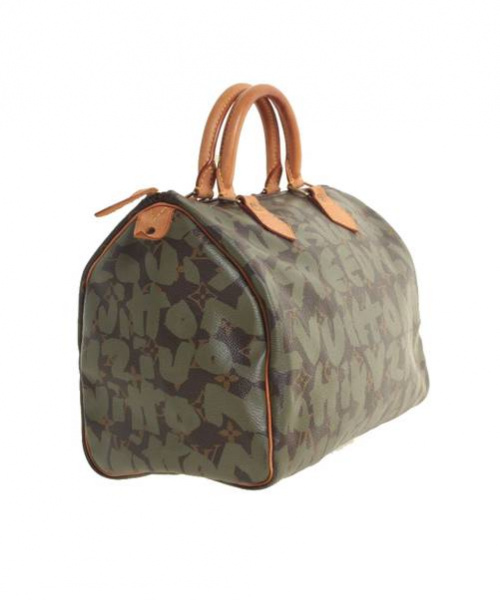 LOUIS VUITTON（ルイ ヴィトン）LOUIS VUITTON (ルイヴィトン) スピーディ30/タウンボストンバッグ ブラウン×カーキ サイズ:30の古着・服飾アイテム