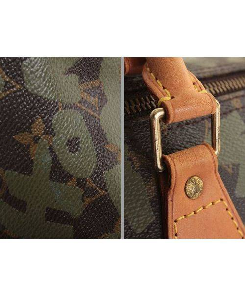 LOUIS VUITTON（ルイ ヴィトン）LOUIS VUITTON (ルイヴィトン) スピーディ30/タウンボストンバッグ ブラウン×カーキ サイズ:30の古着・服飾アイテム