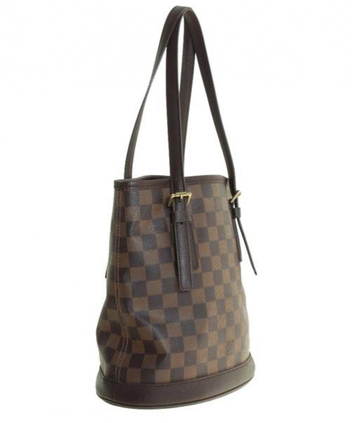 LOUIS VUITTON（ルイ ヴィトン）LOUIS VUITTON (ルイヴィトン) マレ/バケ型トートバッグ エベヌ(ブラウン) サイズ:-の古着・服飾アイテム