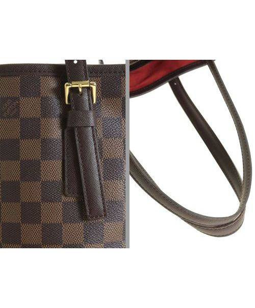 LOUIS VUITTON（ルイ ヴィトン）LOUIS VUITTON (ルイヴィトン) マレ/バケ型トートバッグ エベヌ(ブラウン) サイズ:-の古着・服飾アイテム