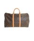 LOUIS VUITTON（ルイヴィトン）の古着「キーポル50/トラベルバッグ」｜ブラウン