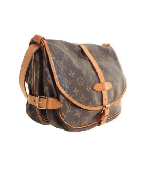 LOUIS VUITTON（ルイ ヴィトン）LOUIS VUITTON (ルイヴィトン) ソミュール30/Wフェイスショルダーバッグ ブラウン サイズ:30の古着・服飾アイテム
