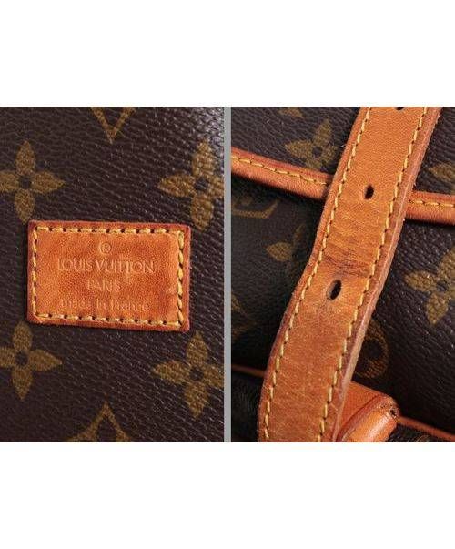 LOUIS VUITTON（ルイ ヴィトン）LOUIS VUITTON (ルイヴィトン) ソミュール30/Wフェイスショルダーバッグ ブラウン サイズ:30の古着・服飾アイテム