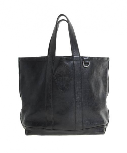 CHROME HEARTS（クロムハーツ）CHROME HEARTS (クロムハーツ) クロスパッチトートバッグ ブラック サイズ:-の古着・服飾アイテム