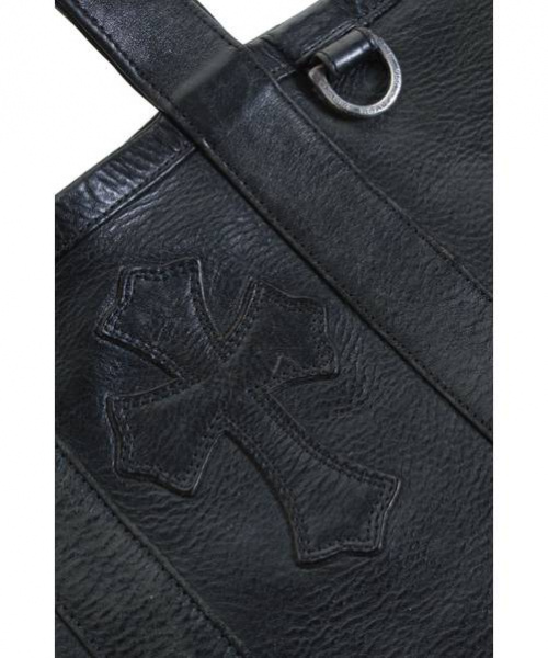 CHROME HEARTS（クロムハーツ）CHROME HEARTS (クロムハーツ) クロスパッチトートバッグ ブラック サイズ:-の古着・服飾アイテム