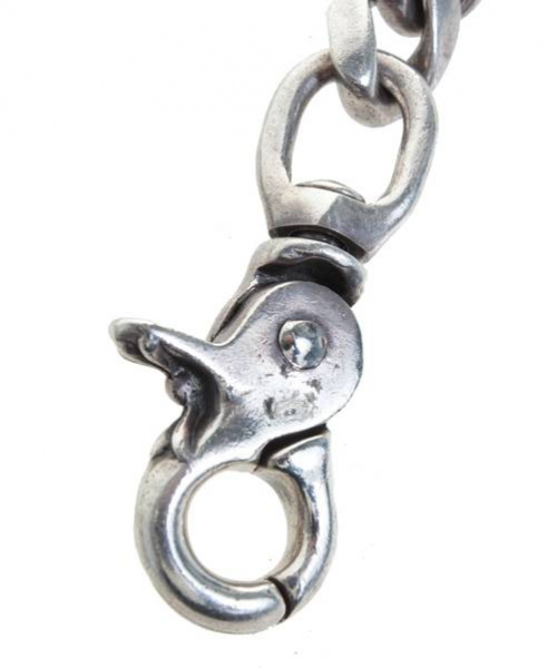 CHROME HEARTS（クロムハーツ）CHROME HEARTS (クロムハーツ) 2クリップロングクラシックウォレットチェーン シルバー サイズ:-の古着・服飾アイテム