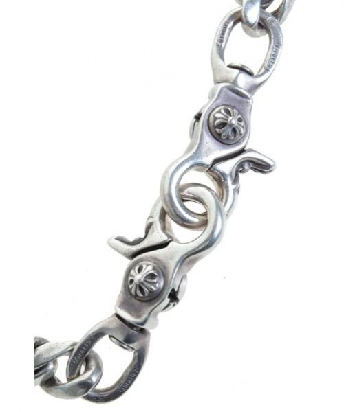 CHROME HEARTS（クロムハーツ）CHROME HEARTS (クロムハーツ) 2クリップロングクラシックウォレットチェーン シルバー サイズ:-の古着・服飾アイテム