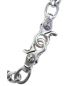 中古・古着 CHROME HEARTS (クロムハーツ) 2クリップロングクラシックウォレットチェーン シルバー サイズ:-：178000円