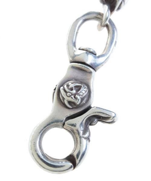CHROME HEARTS（クロムハーツ）CHROME HEARTS (クロムハーツ) ケルティックローラーウォレットチェーン シルバー サイズ:- 2クリップ11LINKの古着・服飾アイテム