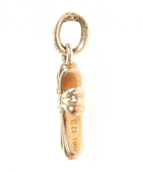 CHROME HEARTS（クロムハーツ）CHROME HEARTS (クロムハーツ) ベビーファットCHクロスチャーム/ペンダントトップ ゴールド サイズ:- 22Kの古着・服飾アイテム
