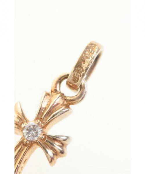 CHROME HEARTS（クロムハーツ）CHROME HEARTS (クロムハーツ) ベビーファットCHクロスチャーム/ペンダントトップ ゴールド サイズ:- 22Kの古着・服飾アイテム