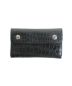 CHROME HEARTS（クロムハーツ）の古着「アリゲーター WAVE ウェーブ ウォレット / 長財布」｜ブラック
