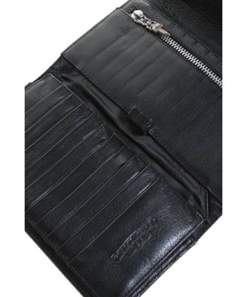 CHROME HEARTS（クロムハーツ）CHROME HEARTS (クロムハーツ) WAVEウォレット/長財布 ブラック サイズ:-の古着・服飾アイテム