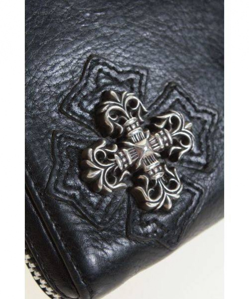 CHROME HEARTS（クロムハーツ）CHROME HEARTS (クロムハーツ) REC・Fジップ #2フィリグリープラス・ウォレット/長財布 ブラック サイズ:-の古着・服飾アイテム