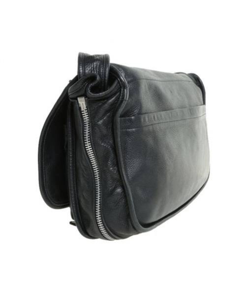 CHROME HEARTS（クロムハーツ）CHROME HEARTS (クロムハーツ) ソフトレザーショルダーバッグ ラージ ブラック サイズ:-の古着・服飾アイテム