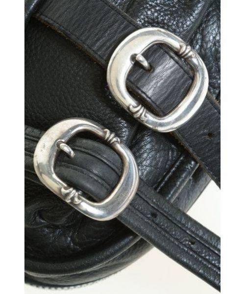 CHROME HEARTS（クロムハーツ）CHROME HEARTS (クロムハーツ) ソフトレザーショルダーバッグ ラージ ブラック サイズ:-の古着・服飾アイテム