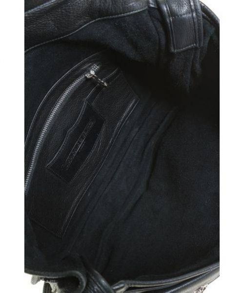 CHROME HEARTS（クロムハーツ）CHROME HEARTS (クロムハーツ) ソフトレザーショルダーバッグ ラージ ブラック サイズ:-の古着・服飾アイテム