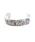 CHROME HEARTS（クロムハーツ）の古着「スクロール ラベル バングル」｜シルバー