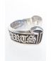 CHROME HEARTS (クロムハーツ) スクロール ラベル バングル シルバー サイズ:-：99800円