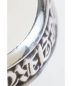 中古・古着 CHROME HEARTS (クロムハーツ) スクロール ラベル バングル シルバー サイズ:-：99800円