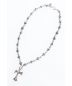 CHROME HEARTS (クロムハーツ) スモールCHクロスw/クロスボールネックレス シルバー サイズ:-：178000円