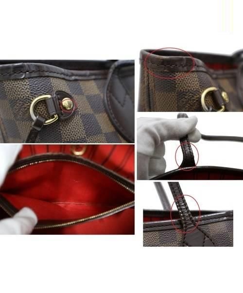 LOUIS VUITTON（ルイ ヴィトン）LOUIS VUITTON (ルイヴィトン) ネヴァーフルPM/トートバッグ エベヌ(ブラウン) サイズ:PM ダミエ N51109 VI1018の古着・服飾アイテム