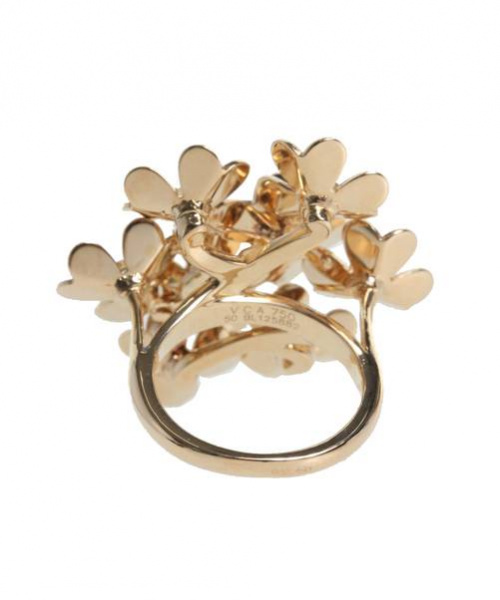 VAN CLEEF & ARPELS（ヴァンクリーフ＆アーペル）Van Cleef & Arpels (ヴァンクリーフ&アーペル) フリヴォル リング ゴールド サイズ:50の古着・服飾アイテム