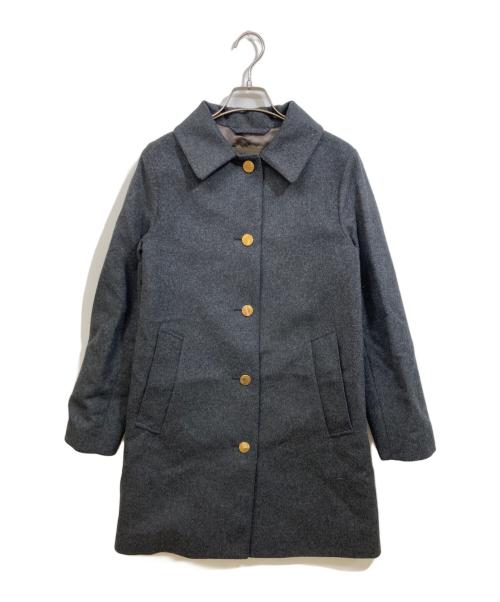 MACKINTOSH（マッキントッシュ）MACKINTOSH (マッキントッシュ) 金ボタンステンカラーコート グレー サイズ:34の古着・服飾アイテム