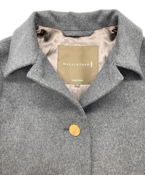 MACKINTOSH（マッキントッシュ）MACKINTOSH (マッキントッシュ) 金ボタンステンカラーコート グレー サイズ:34の古着・服飾アイテム