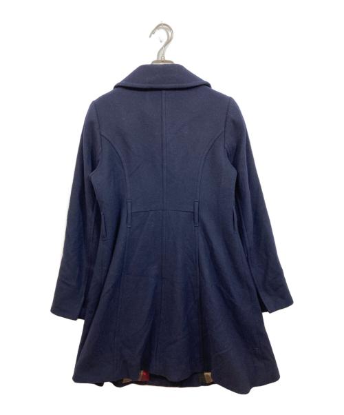 BLUE LABEL CRESTBRIDGE（ブルーレーベルクレストブリッジ）BLUE LABEL CRESTBRIDGE (ブルーレーベルクレストブリッジ) ステンカラーコート ブラック サイズ:40の古着・服飾アイテム