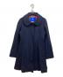 BLUE LABEL CRESTBRIDGE（ブルーレーベルクレストブリッジ）の古着「ステンカラーコート」｜ブラック