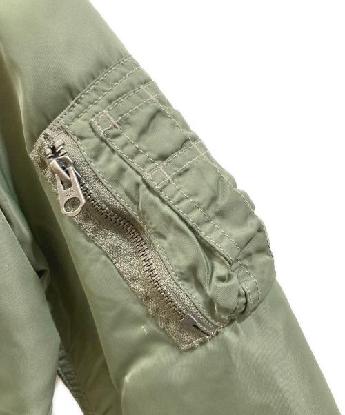 POLO RALPH LAUREN（ポロ・ラルフローレン）POLO RALPH LAUREN (ポロ・ラルフローレン) フライトジャケット グリーン サイズ:S(キッズ規格)の古着・服飾アイテム