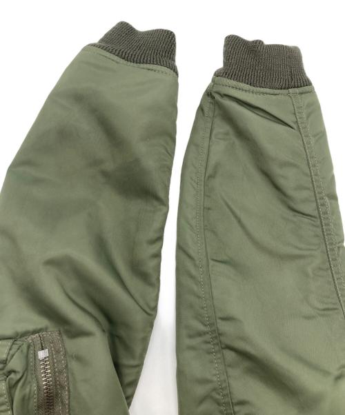 POLO RALPH LAUREN（ポロ・ラルフローレン）POLO RALPH LAUREN (ポロ・ラルフローレン) フライトジャケット グリーン サイズ:S(キッズ規格)の古着・服飾アイテム
