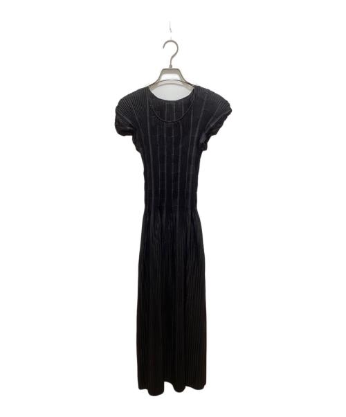 SPECCHIO（スペッチオ）SPECCHIO (スペッチオ) プリーツワンピース ブラック サイズ:Lの古着・服飾アイテム