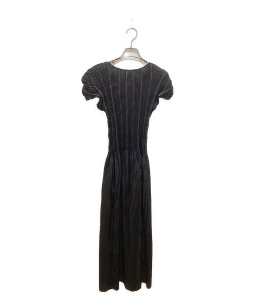 SPECCHIO（スペッチオ）SPECCHIO (スペッチオ) プリーツワンピース ブラック サイズ:Lの古着・服飾アイテム