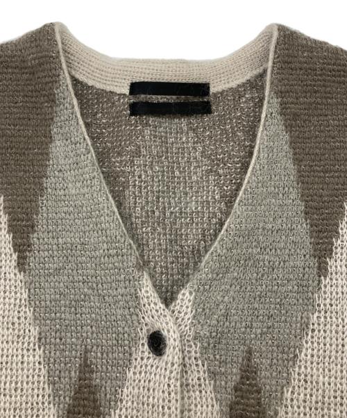 UNUSED（アンユーズド）UNUSED (アンユーズド) モヘアカーディガン ベージュ サイズ:Sの古着・服飾アイテム