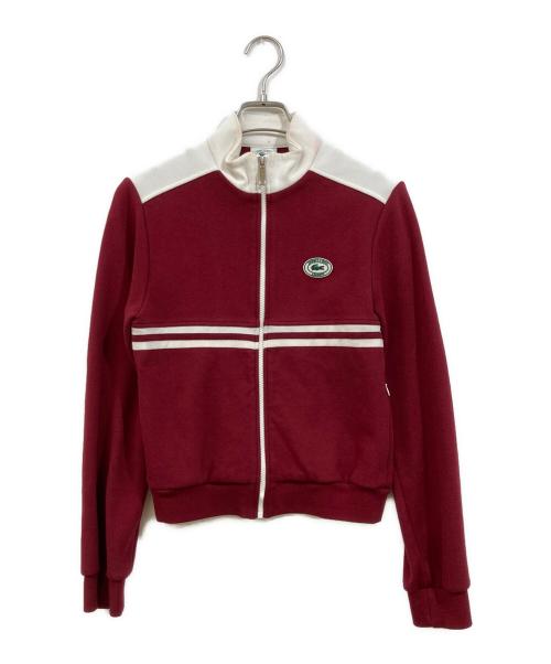 LACOSTE（ラコステ）LACOSTE (ラコステ) Sporty & Rich (スポーティーアンドリッチ) トラックジャケット レッド サイズ:XSの古着・服飾アイテム