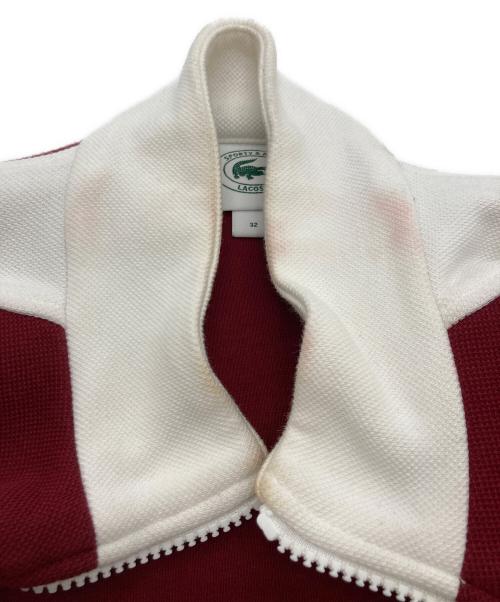 LACOSTE（ラコステ）LACOSTE (ラコステ) Sporty & Rich (スポーティーアンドリッチ) トラックジャケット レッド サイズ:XSの古着・服飾アイテム