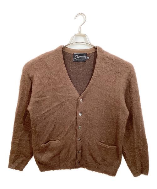 Pherrow's（フェローズ）Pherrow's (フェローズ) モヘア混カーディガン ブラウン サイズ:42の古着・服飾アイテム