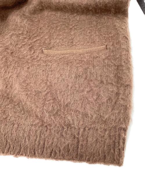 Pherrow's（フェローズ）Pherrow's (フェローズ) モヘア混カーディガン ブラウン サイズ:42の古着・服飾アイテム